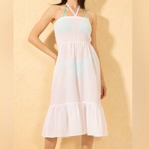 Shade & Shore Women’s White Swim Beach Summer Cover Up Dress Skirt Lightweight